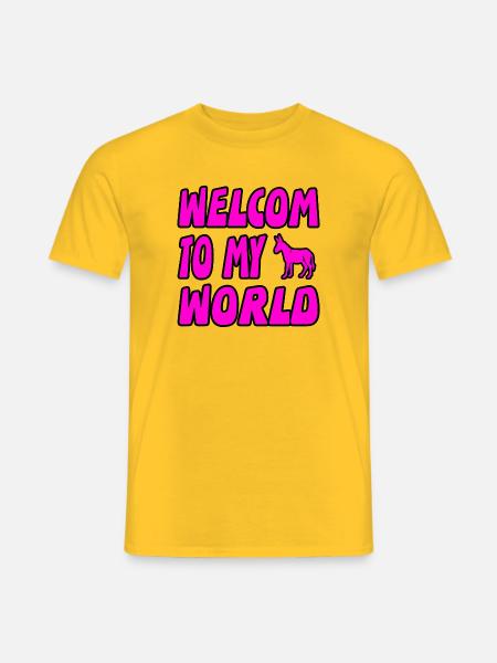 Esel - Männer T-Shirt - Gelb