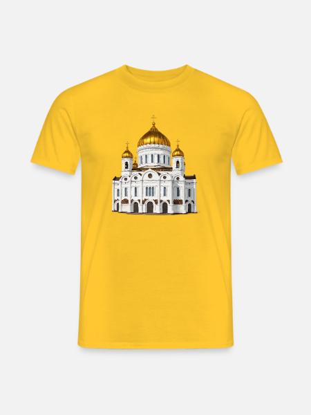 Moskauer Patriarchat - Männer T-Shirt - Gelb
