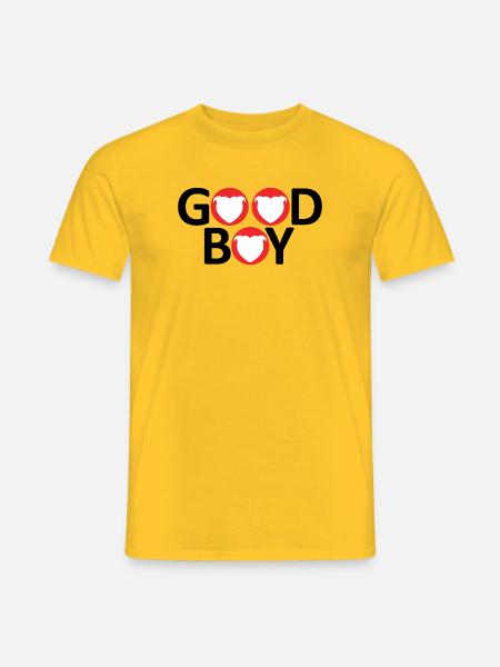 Staffie good boy - 046 - Men's T-Shirt - yellow