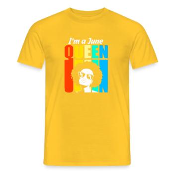 Zodiac sign Cancer - Men's T-Shirt - yellow - Front - AI Model Male 178 dark (178cm)