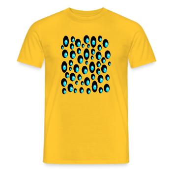 Panketal. - Men's T-Shirt - yellow - Front - AI Model Male 178 dark (178cm)