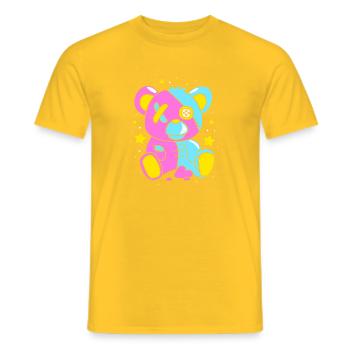 Pastel Gothic - Men's T-Shirt - yellow - Front - AI Model Male 178 dark (178cm)