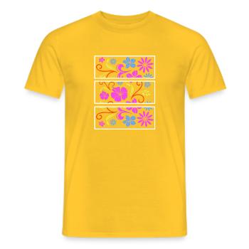 Pastel Gothic - Men's T-Shirt - yellow - Front - AI Model Male 178 dark (178cm)