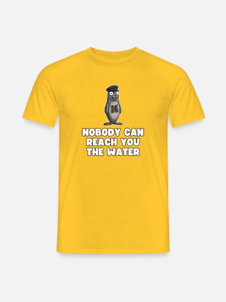 Sprichwort der Redesprüche - Männer T-Shirt - Gelb