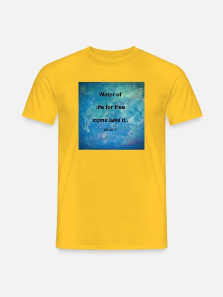 Finde Jesus von Eunice Ahiale - Männer T-Shirt - Gelb