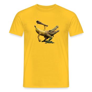 Banagarto - Men's T-Shirt - yellow - Front - AI Model Male 178 dark (178cm)