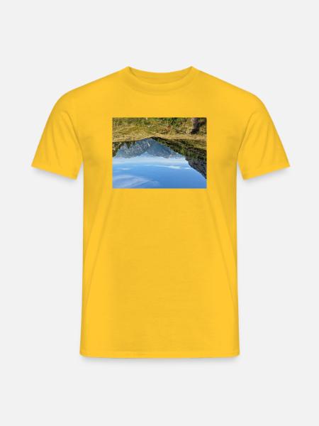 Alpine Panorama - Männer T-Shirt - Gelb
