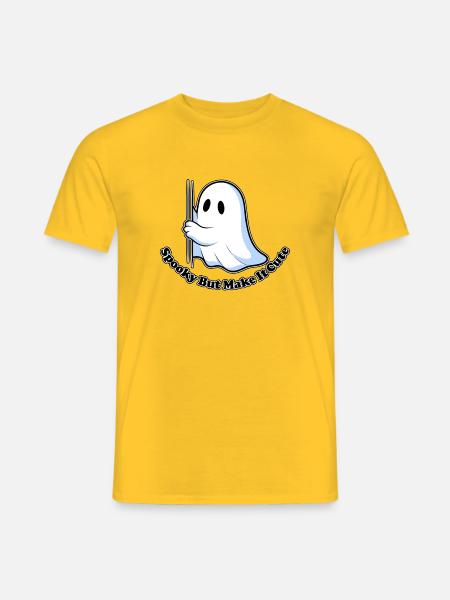 Chibi-Geist mit Essstäbchen - Männer T-Shirt - Gelb