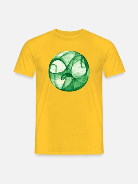 Lebensbaum Grün - Männer T-Shirt - Gelb