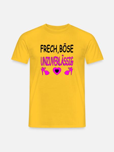 High Heels - Männer T-Shirt - Gelb