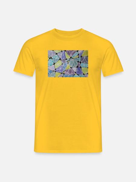 Spektrum - Männer T-Shirt - Gelb
