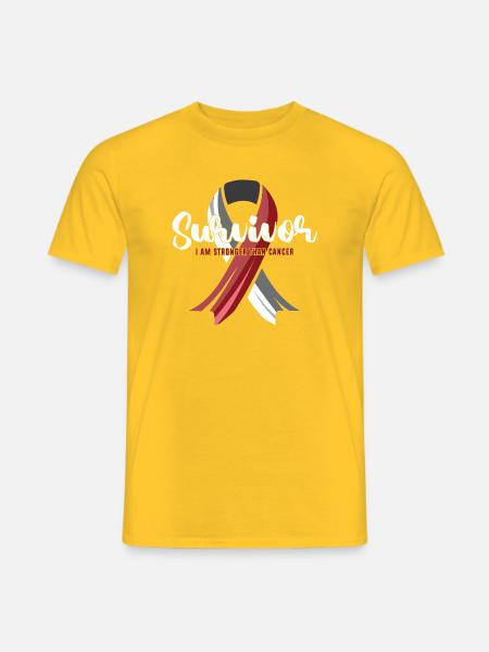 Krebs - Männer T-Shirt - Gelb
