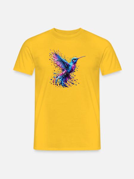 Flügel des Strahlens - Männer T-Shirt - Gelb