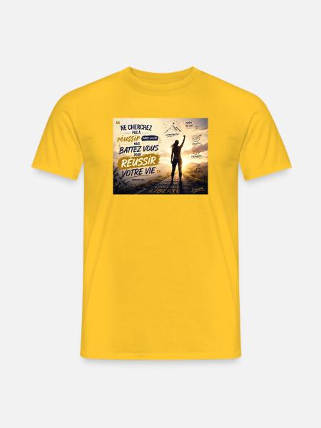 Teppich1 - Männer T-Shirt - Gelb