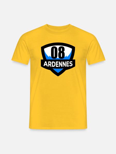 Ardennen - Männer T-Shirt - Gelb