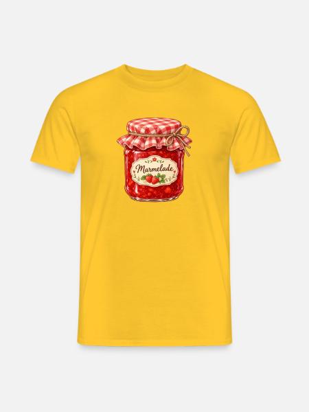marmelade - Männer T-Shirt - Gelb
