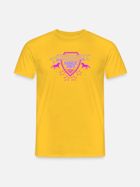 Legendaer 1963 - Männer T-Shirt - Gelb