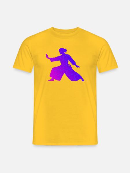 Japanische Kampfkunst Geschenkidee für Weihnachten - Männer T-Shirt - Gelb
