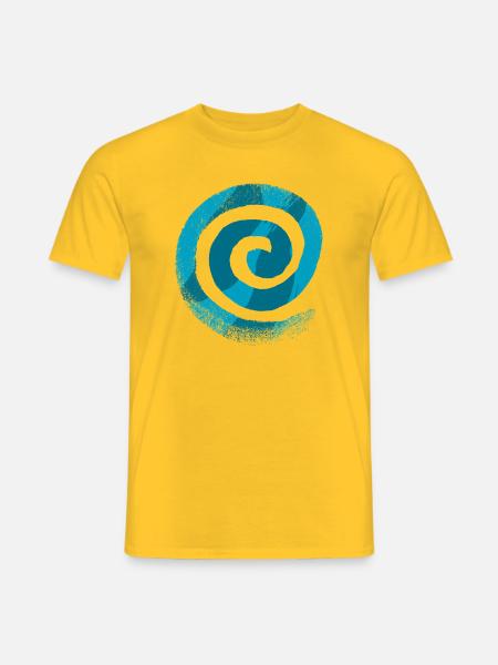 Spirale - Männer T-Shirt - Gelb