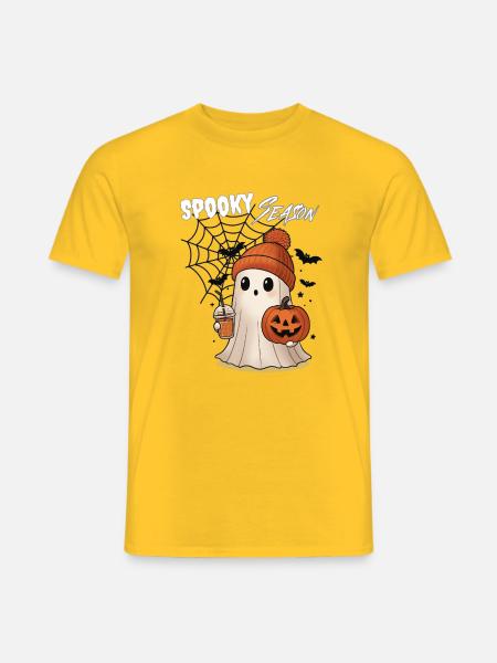 Spooky Season (Halloween) - Männer T-Shirt - Gelb