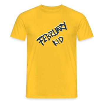 Feedback Kid Graffiti - Männer T-Shirt - Gelb - Vorne - AI Model Male 178 dark (178cm)