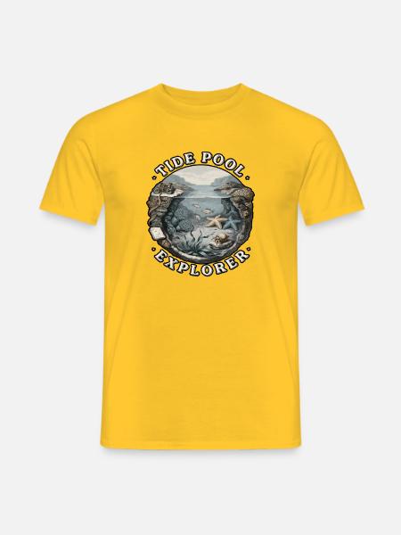 Tide Pool Explorer Tide Pool - Männer T-Shirt - Gelb