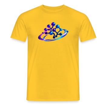 Neuron - Männer T-Shirt - Gelb - Vorne - AI Model Male 178 dark (178cm)