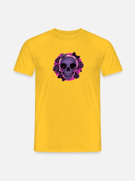 Rosen und Vergänglichkeit - Männer T-Shirt - Gelb