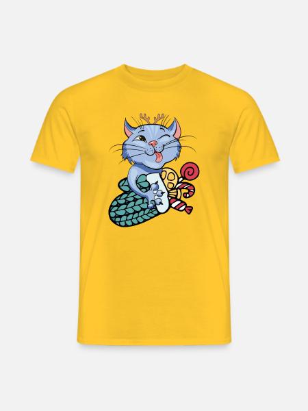 Adventszeit - Männer T-Shirt - Gelb