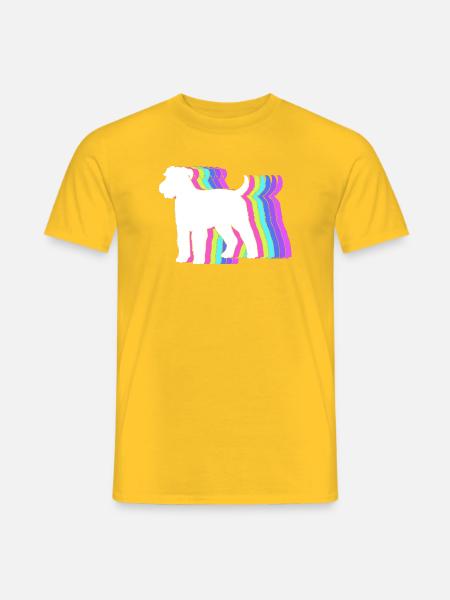 Wheaten Terrier - Männer T-Shirt - Gelb