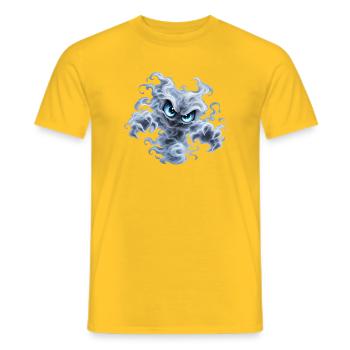Nebelgeist - Monster unter dem Bett Party - Männer T-Shirt - Gelb - Vorne - AI Model Male 178 dark (178cm)