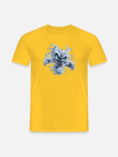 Nebelgeist - Monster unter dem Bett Party - Männer T-Shirt - Gelb