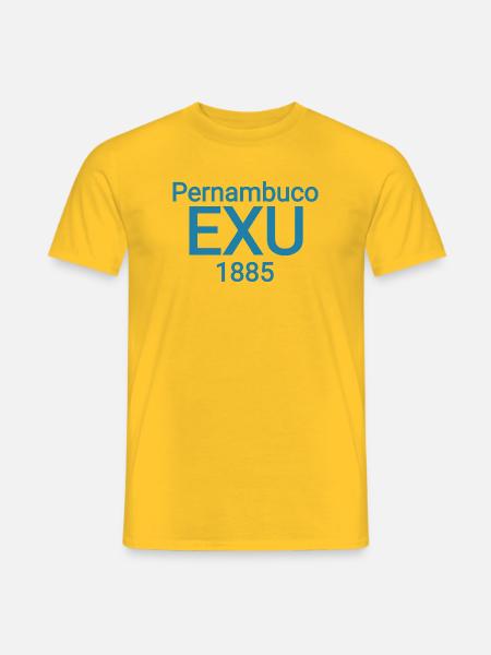 Exu brasilien Pernambuco text - Männer T-Shirt - Gelb