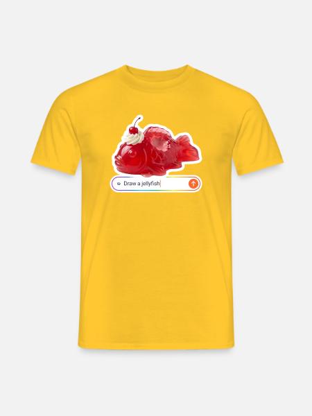 NOAI Quallen - Männer T-Shirt - Gelb