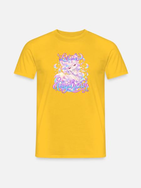 Lost in a Dream - Männer T-Shirt - Gelb