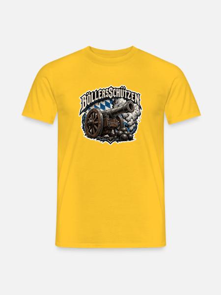 Böllerschützen Kanone  - Männer T-Shirt - Gelb