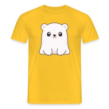 Eisbär - Männer T-Shirt - Gelb - Vorne - AI Model Male 178 dark (178cm)