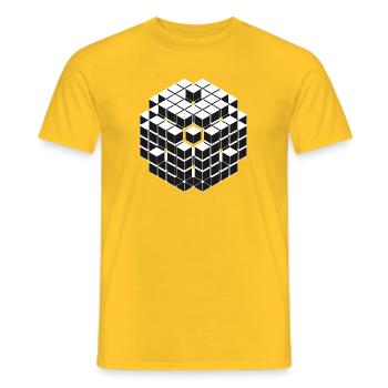 ISO-Kugel 321 - Männer T-Shirt - Gelb - Vorne - AI Model Male 178 dark (178cm)