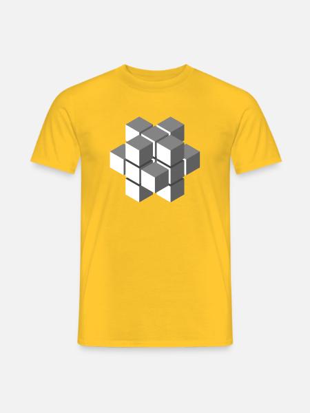 Iso-Kreuz 226 - Männer T-Shirt - Gelb