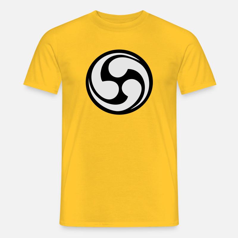 mitzu_tomoe_02 - Männer T-Shirt - Gelb