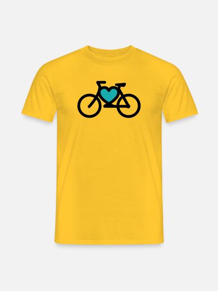 i ike mon vélo - T-shirt homme - jaune