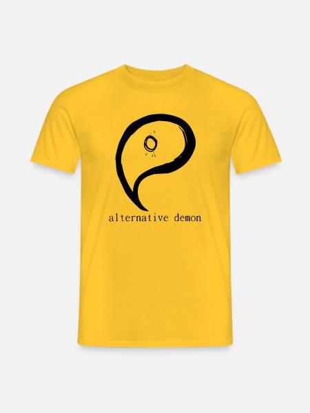 alternative demon - Men's T-Shirt - yellow