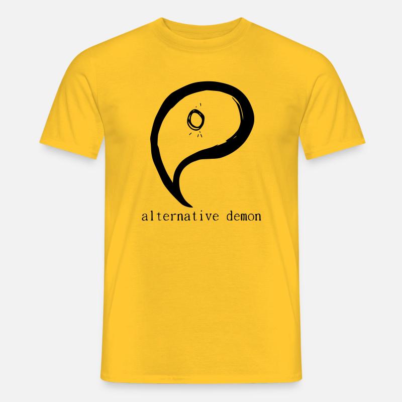 alternative demon - Männer T-Shirt - Gelb