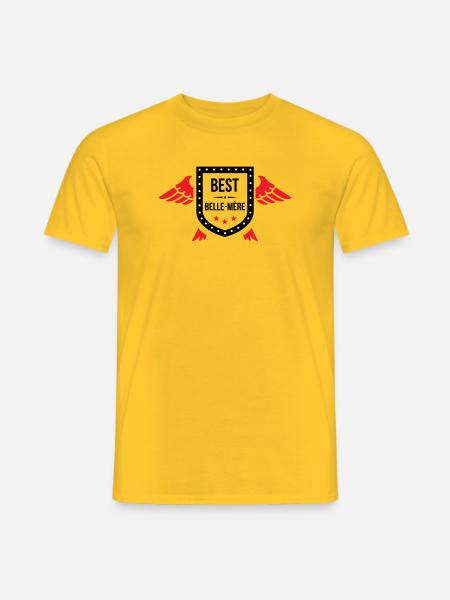 Meilleure Belle-Mère du Monde - T-shirt homme - jaune