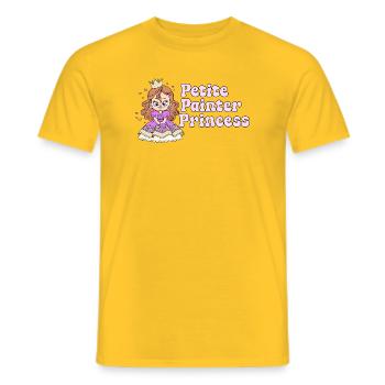 Idée cadeau Artist Graphic Petite Painter Princess - T-shirt homme - jaune - Devant - AI Model Male 178 dark (178cm)