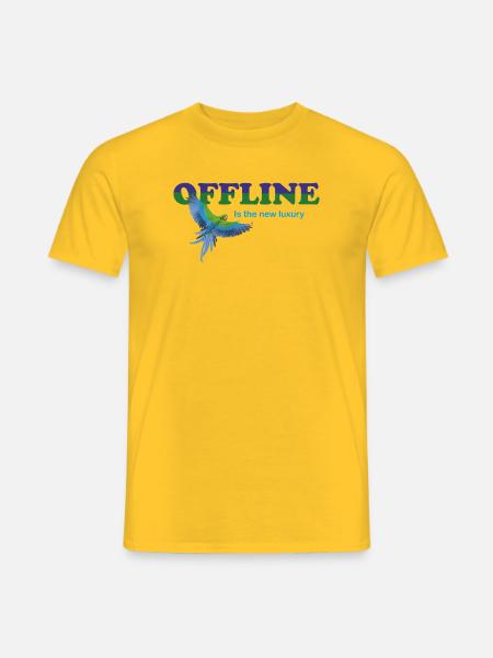 OFFLINE - Männer T-Shirt - Gelb