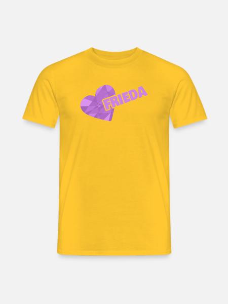 Frieda comme une couronne - T-shirt homme - jaune