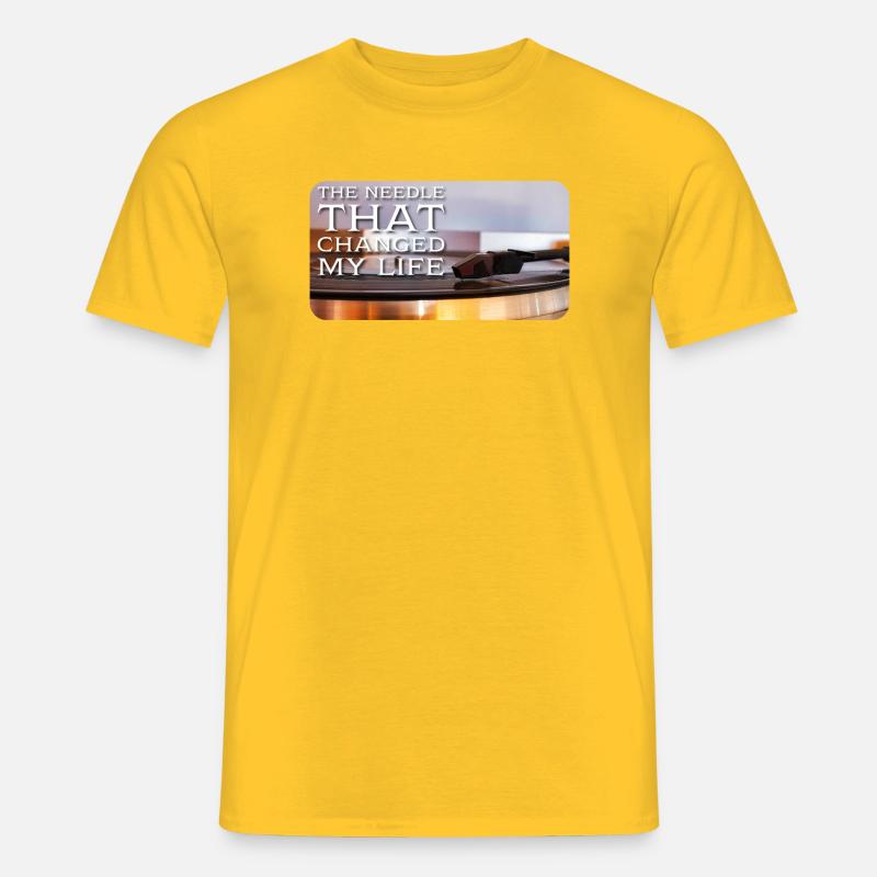L’aiguille qui a changé ma vie - T-shirt homme - jaune
