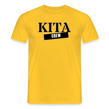 Kita Crew - Erzieherin Kindergarten Team Geschenk - Männer T-Shirt - Gelb - Vorne - AI Model Male 178 dark (178cm)