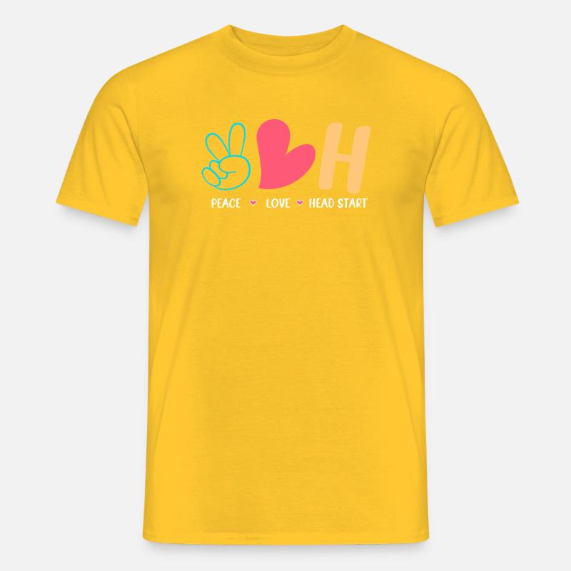 Vorschule Lehrer Vorschulkind - Männer T-Shirt - Gelb